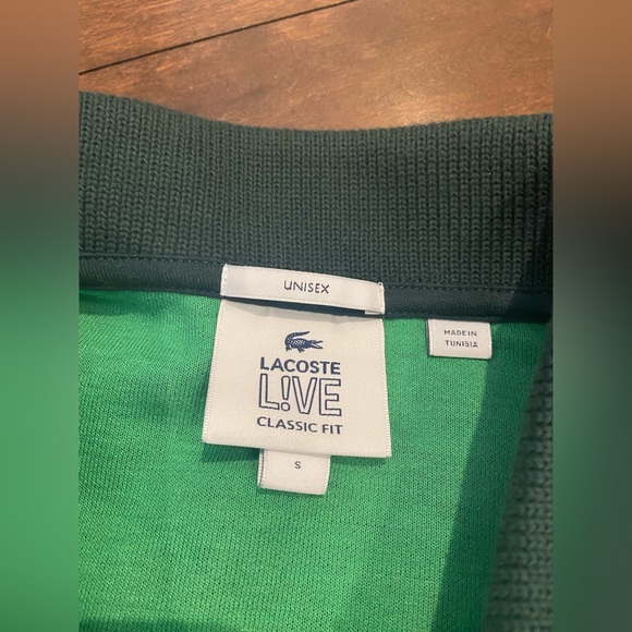 Green Lacoste Polo top - Picture 2 of 3